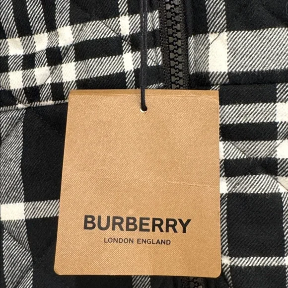 BURBERRYKids Reversible Logan Gilet In Black size 8